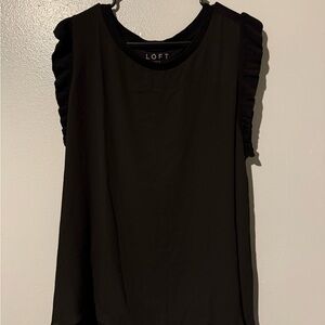 LOFT Elegant Black Blouse